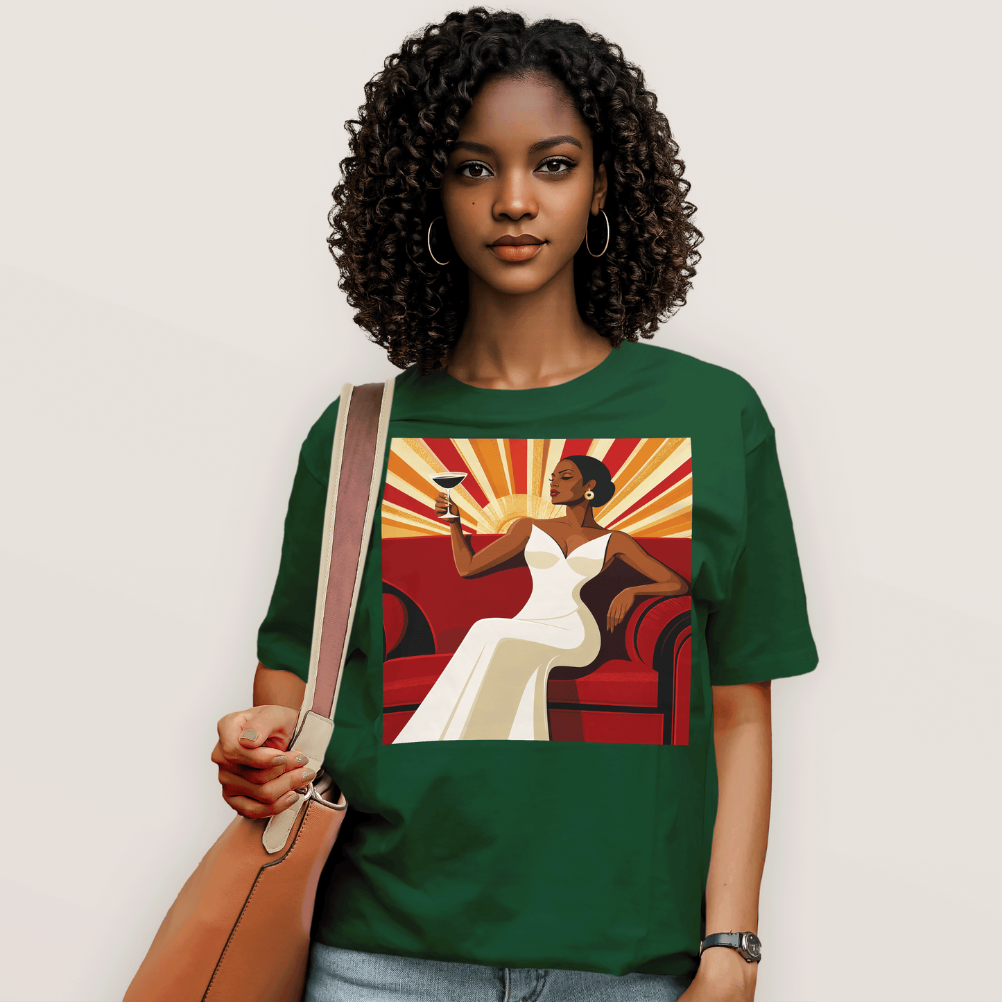 She Toasts to Herself T-Shirt