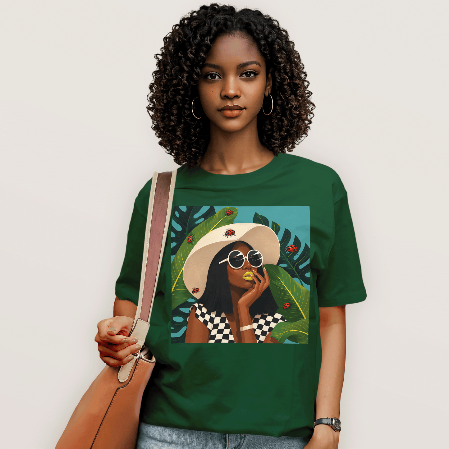 Ladybug Tropical Glam Queen T-Shirt