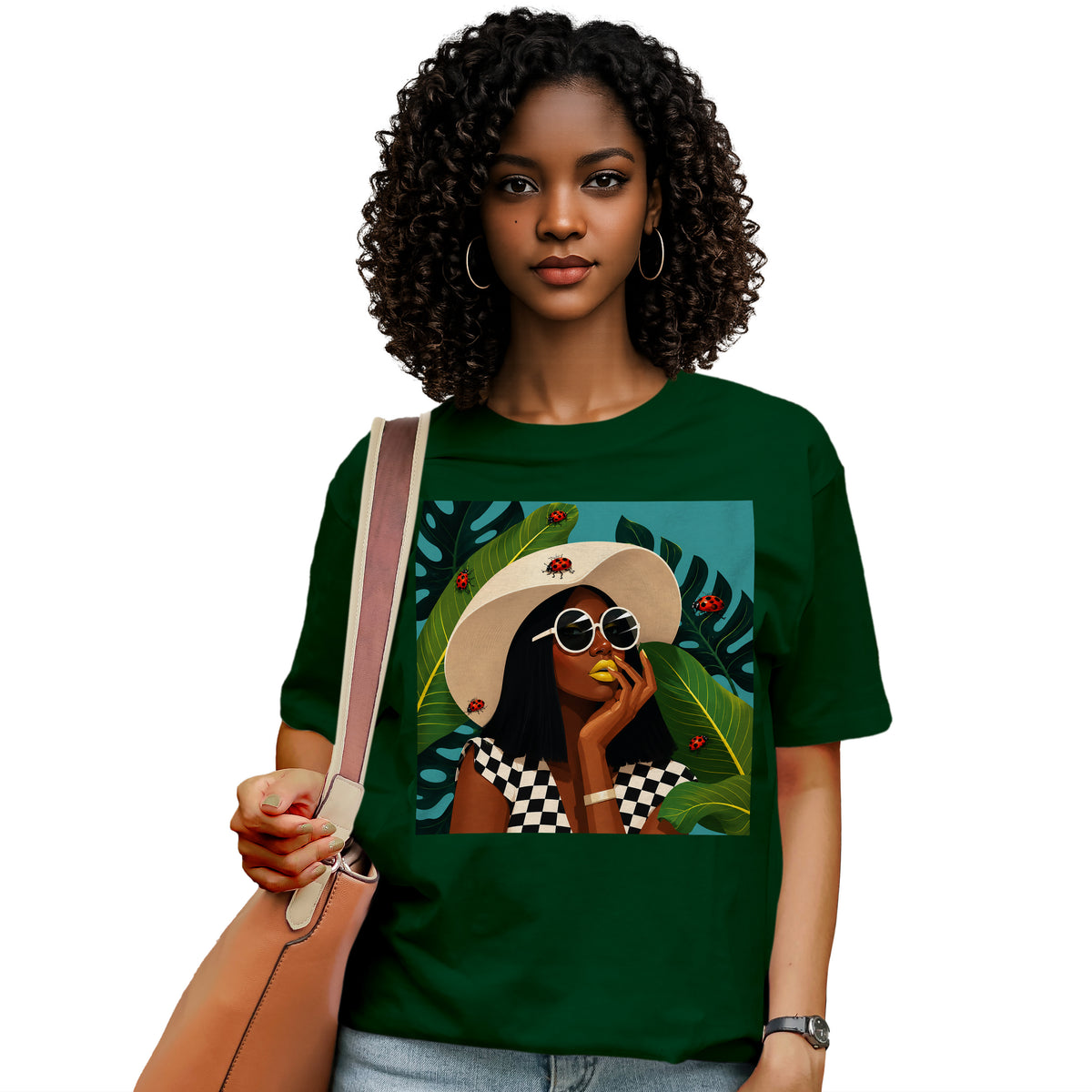 Ladybug Tropical Glam Queen T-Shirt