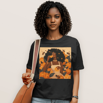 Sweet Citrus Afro Goddess T-Shirt
