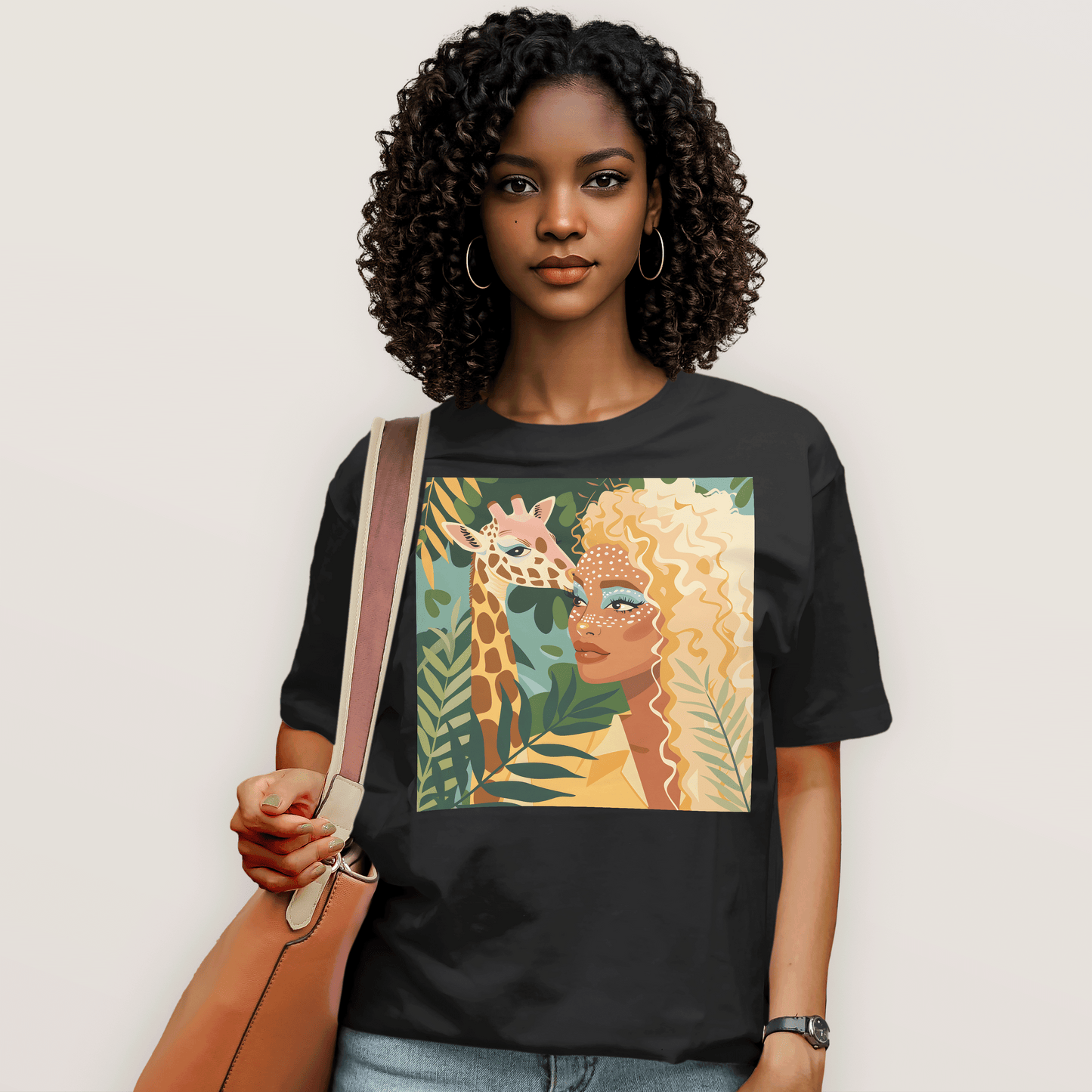 Boho Safari Giraffe T-Shirt