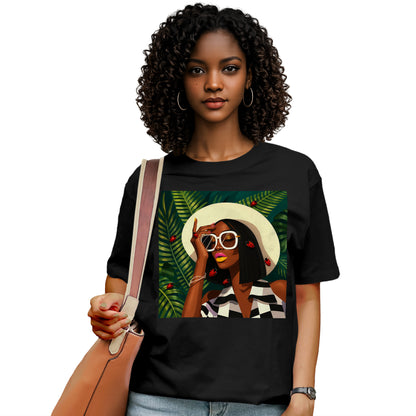 Ladybug Chic Afro Queen T-Shirt