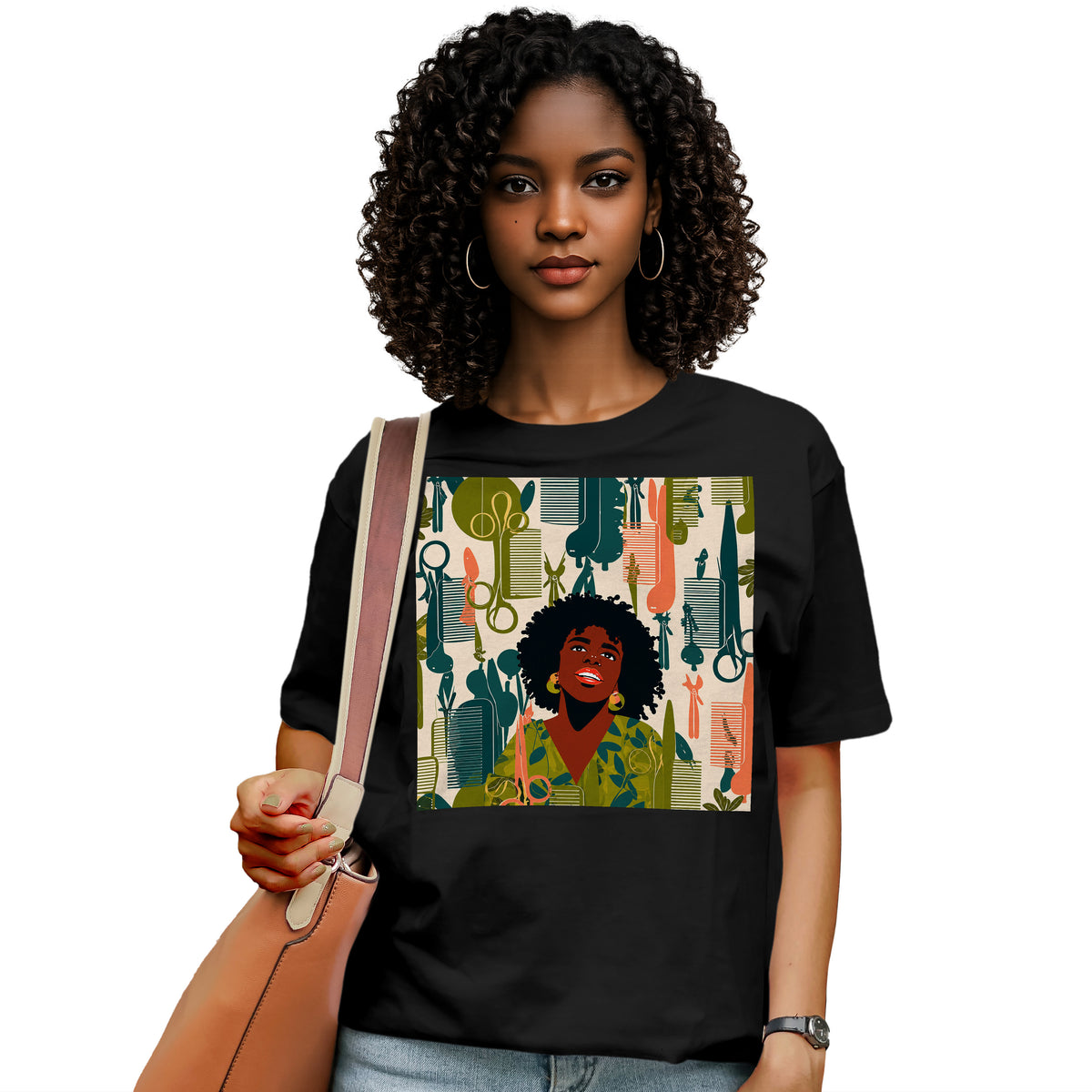 Natural Hair Queen Salon Culture T-Shirt