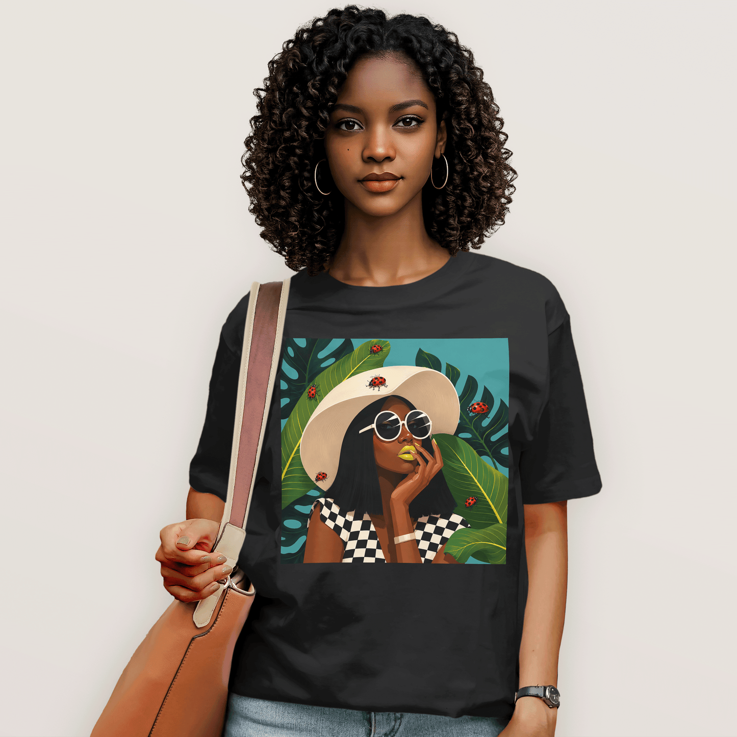 Ladybug Tropical Glam Queen T-Shirt