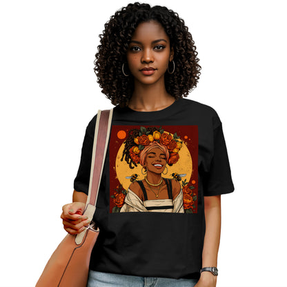 Golden Sun Melanin Queen T-Shirt