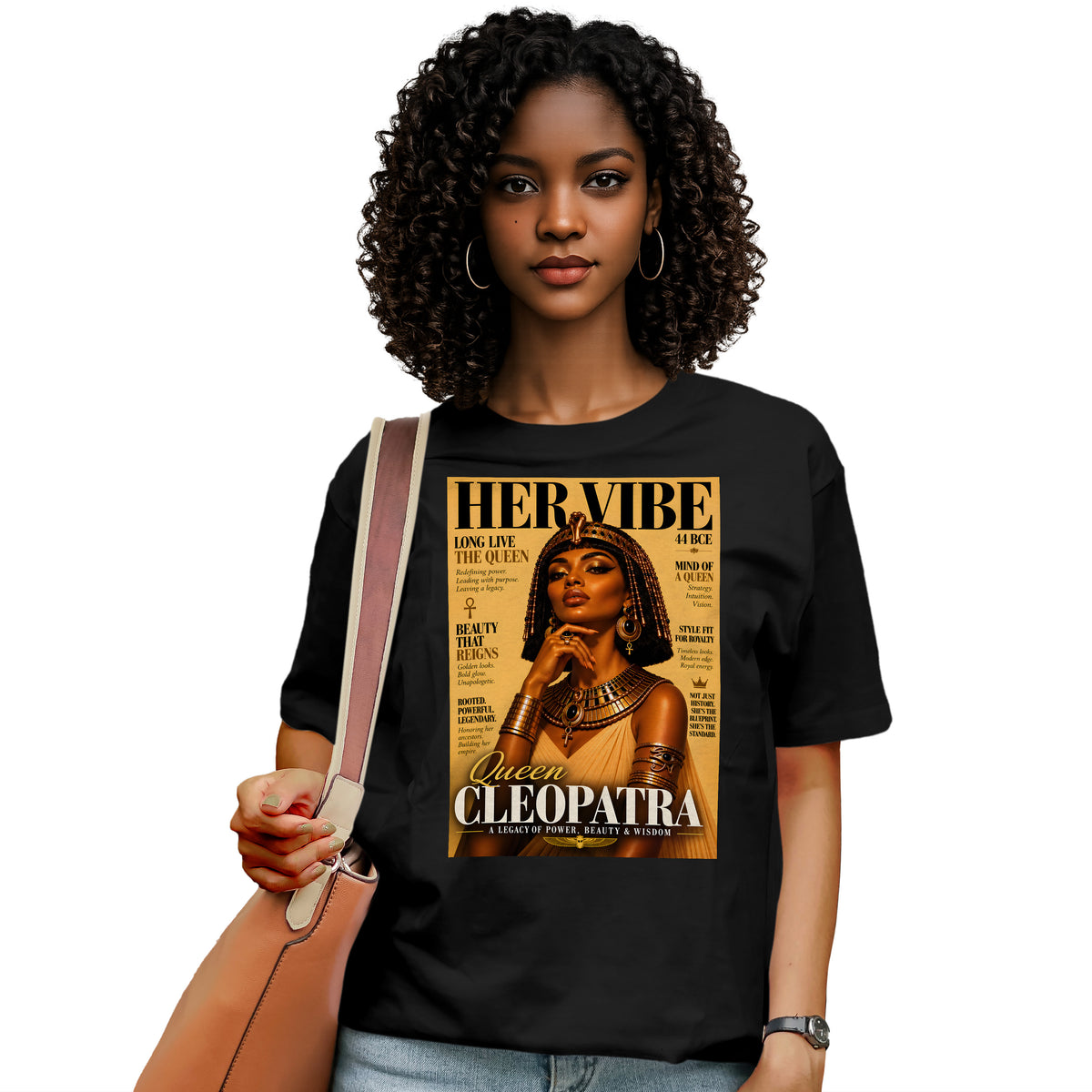Queen Cleopatra Her Vibe Magazine T-Shirt