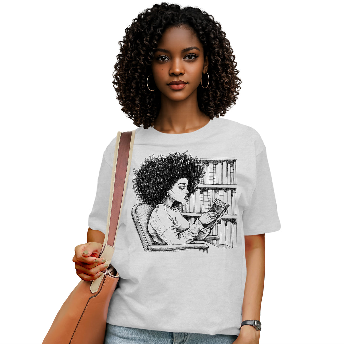 She Reads Like the World Is Quiet T-Shirt