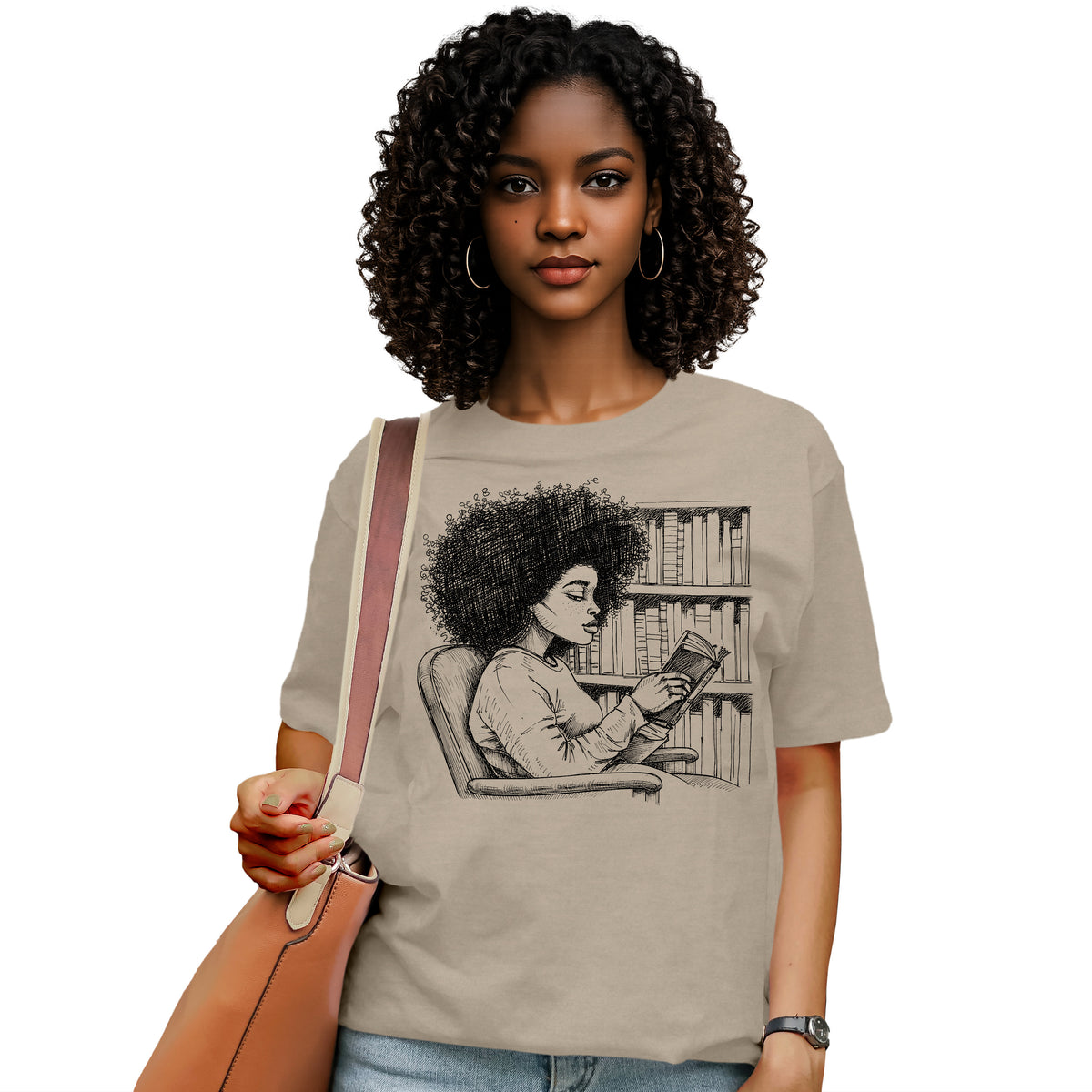 She Reads Like the World Is Quiet T-Shirt