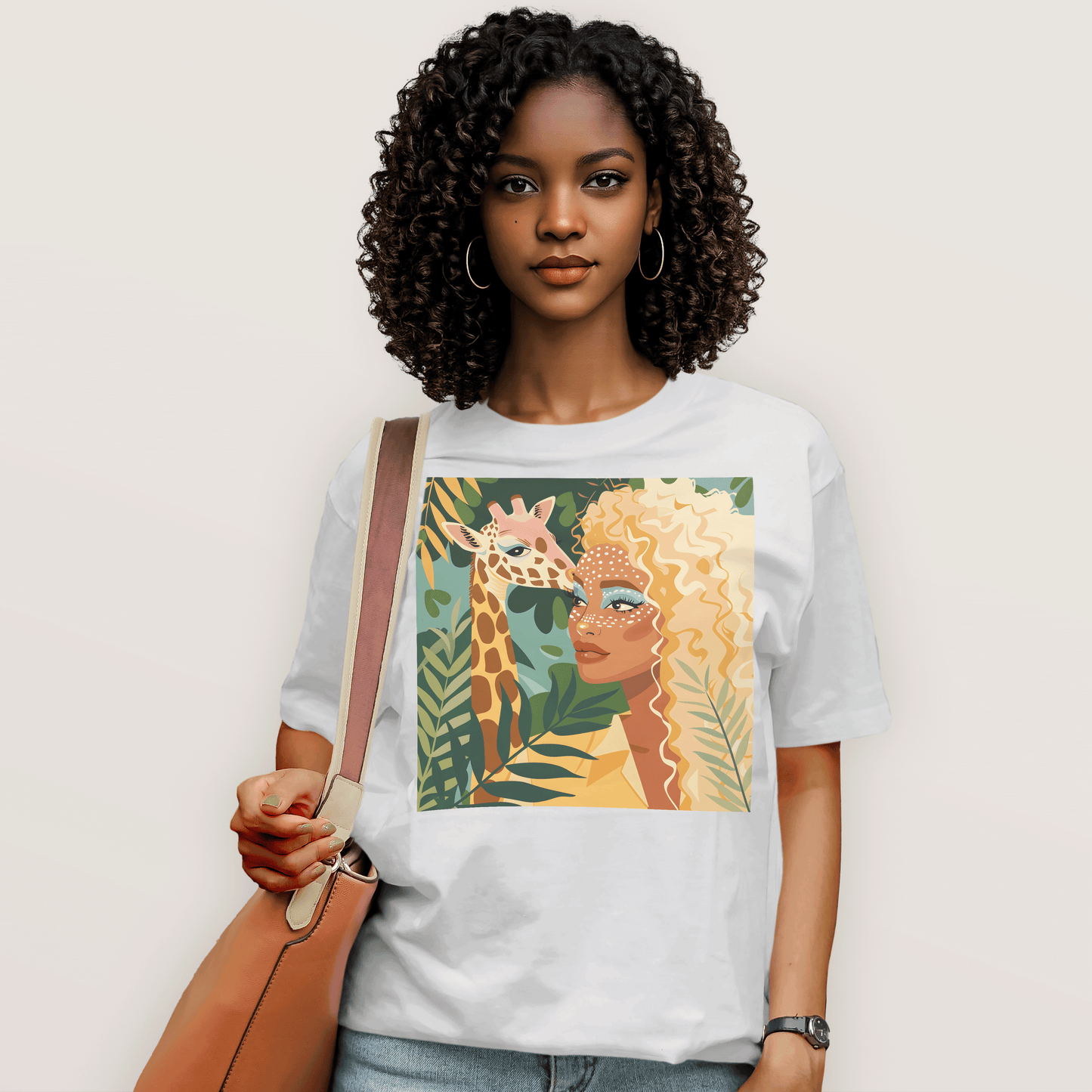 Boho Safari Giraffe T-Shirt