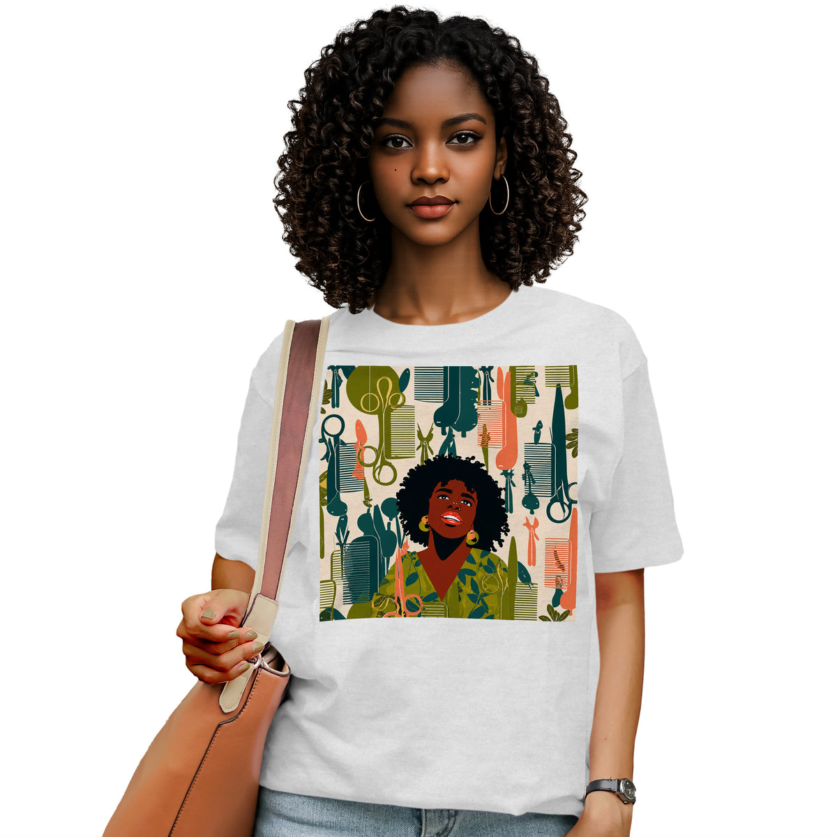 Natural Hair Queen Salon Culture T-Shirt