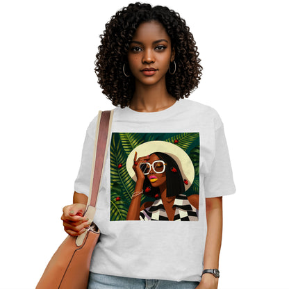 Ladybug Chic Afro Queen T-Shirt