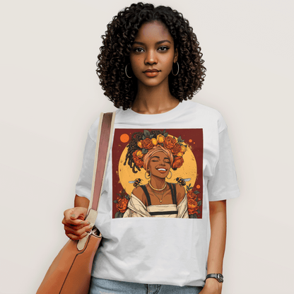 Golden Sun Melanin Queen T-Shirt