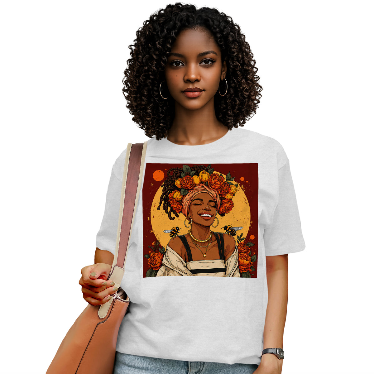 Golden Sun Melanin Queen T-Shirt