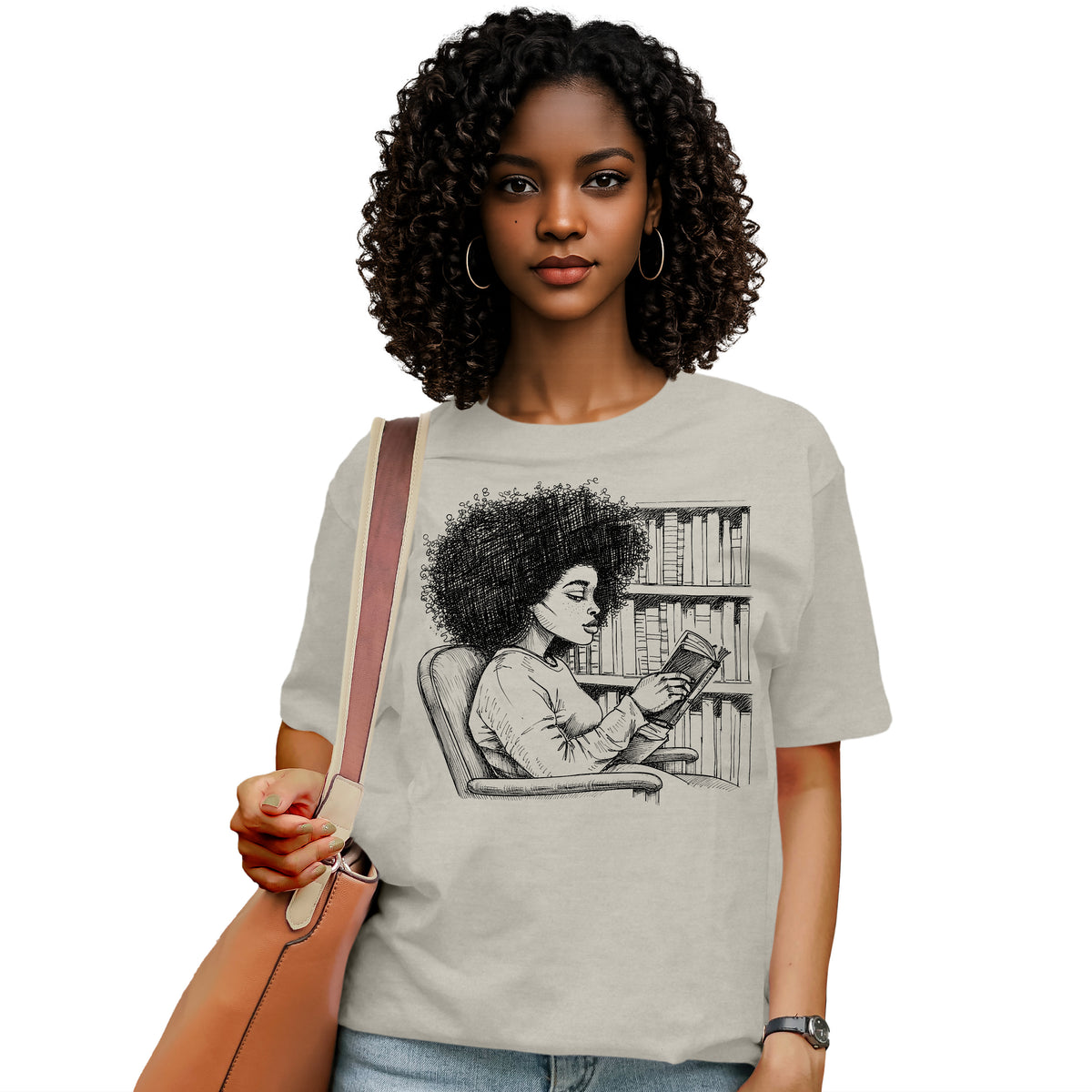 She Reads Like the World Is Quiet T-Shirt