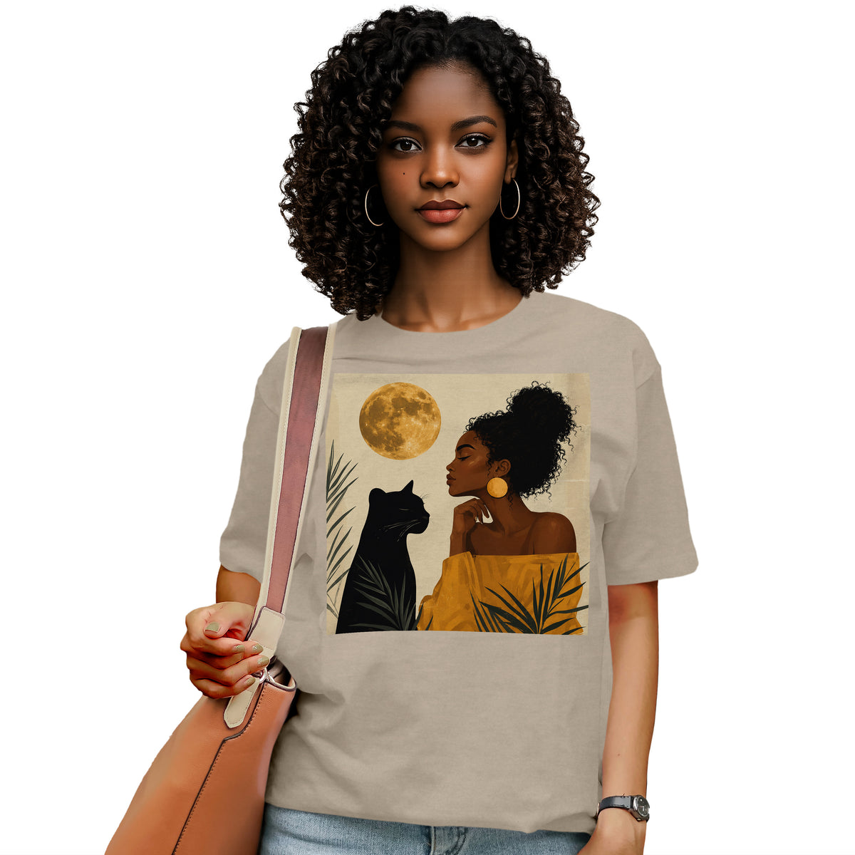 Moonlit Queen & Panther Spirit T-Shirt