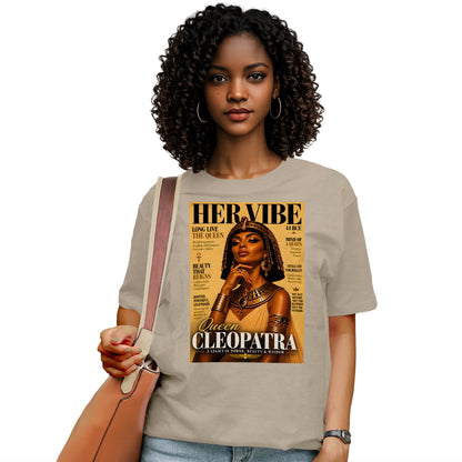 Queen Cleopatra Her Vibe Magazine T-Shirt