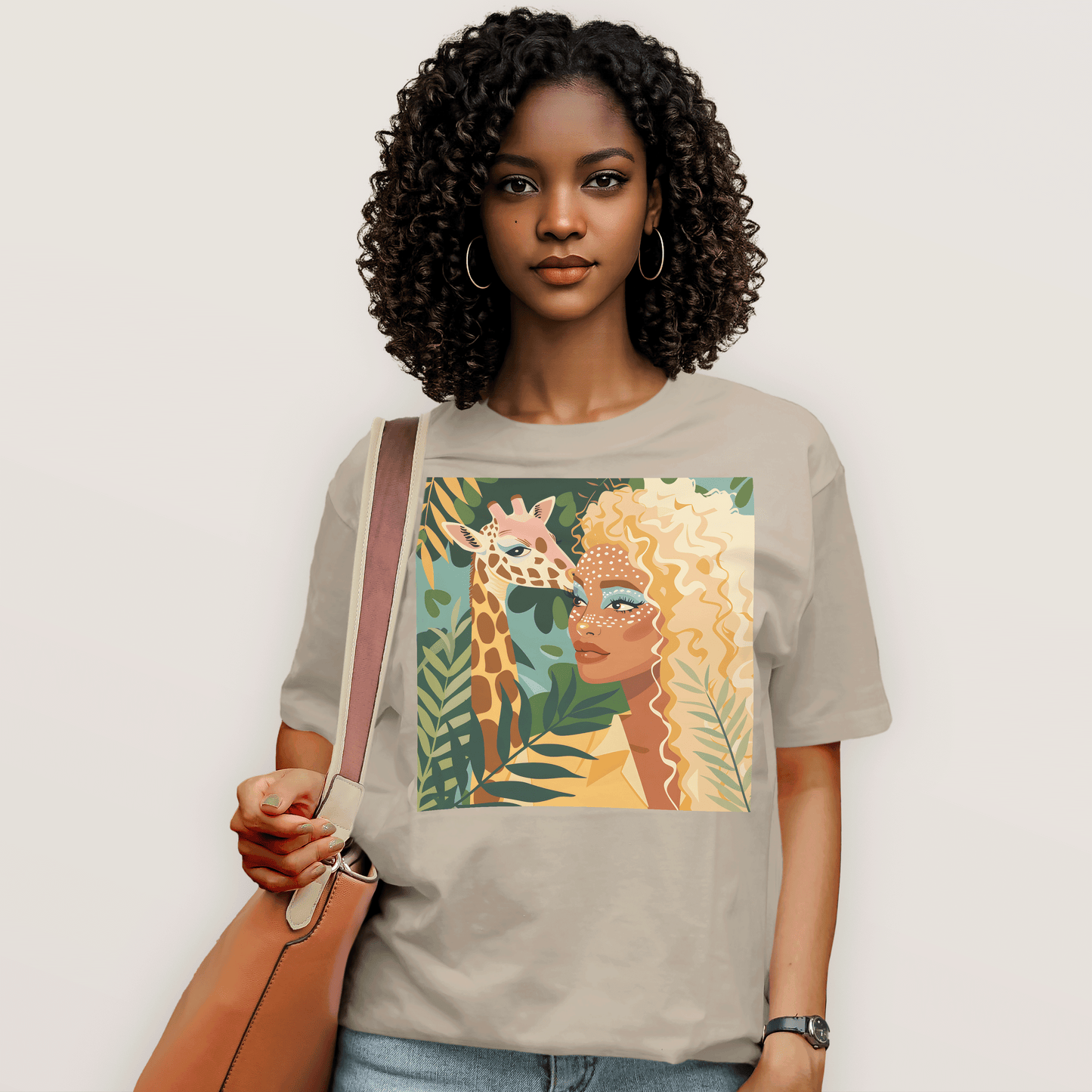 Boho Safari Giraffe T-Shirt
