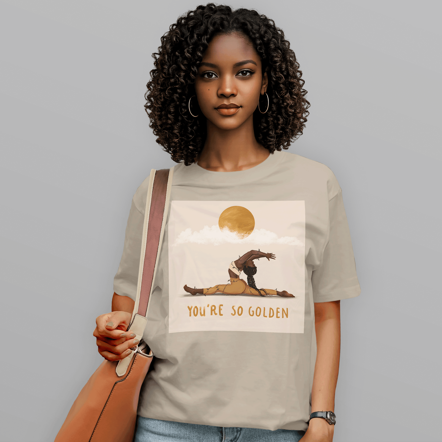 You Are So Golden Yoga Queen T-Shirt