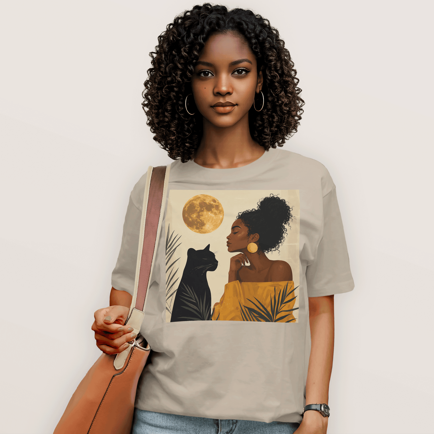 Moonlit Queen & Panther Spirit T-Shirt