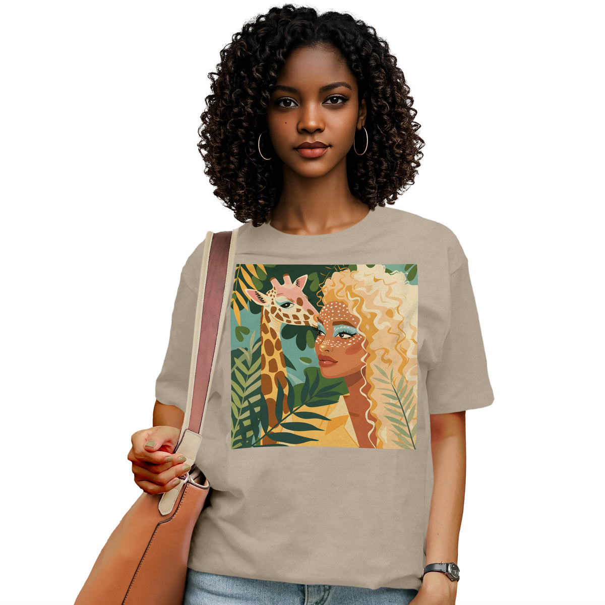 Boho Safari Giraffe T-Shirt
