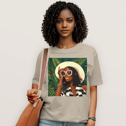 Ladybug Chic Afro Queen T-Shirt