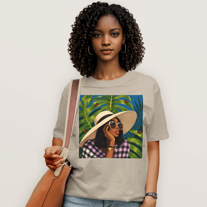 Tropical Ladybug Fashion Queen T-Shirt