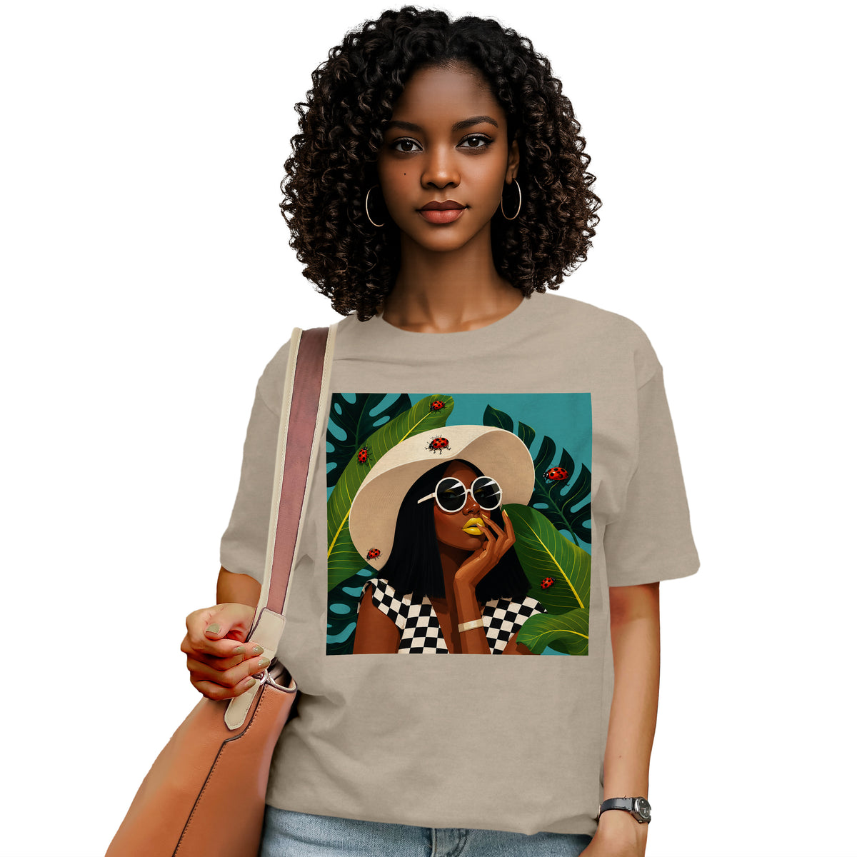 Ladybug Tropical Glam Queen T-Shirt