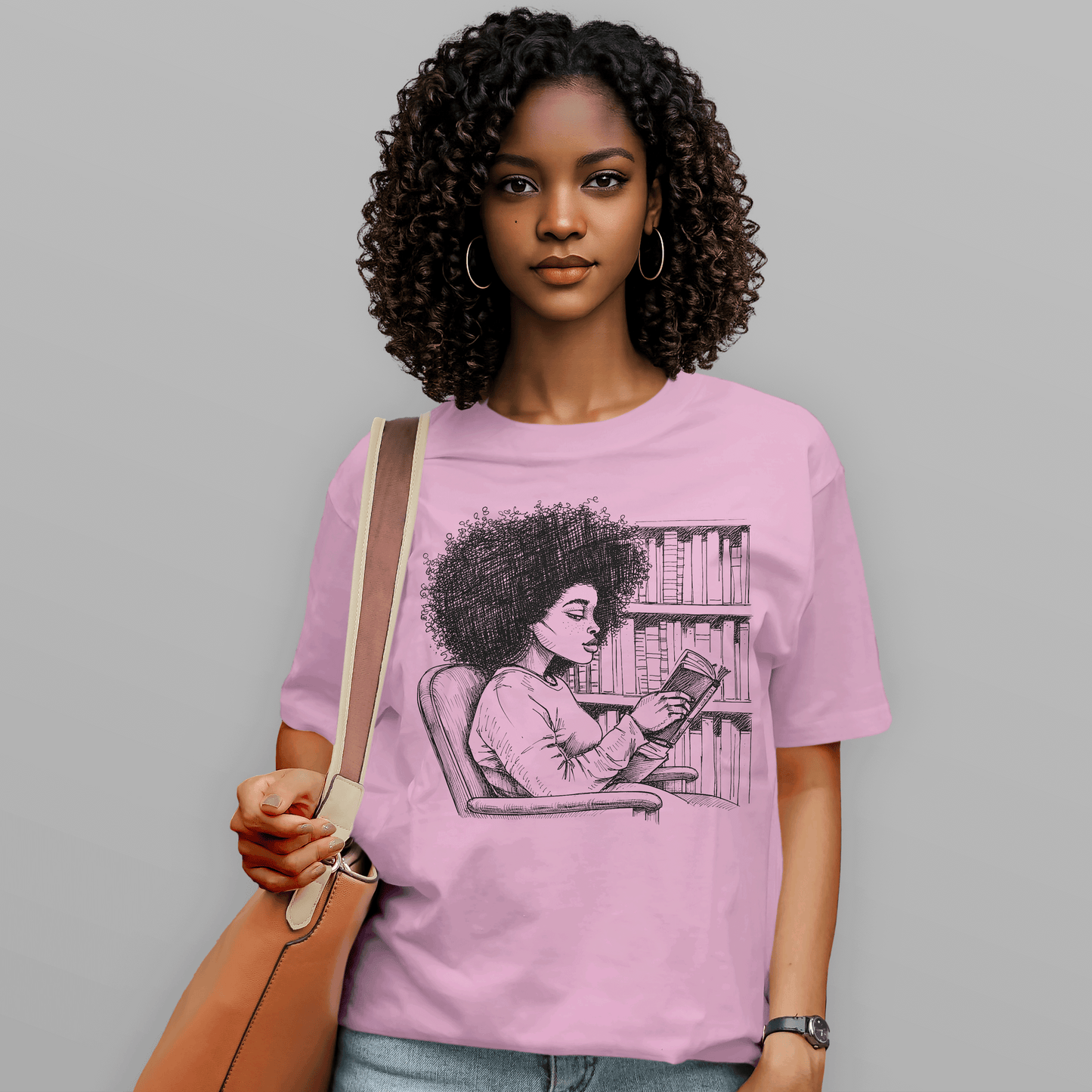 She Reads Like the World Is Quiet T-Shirt