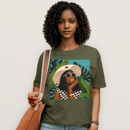Ladybug Tropical Glam Queen T-Shirt