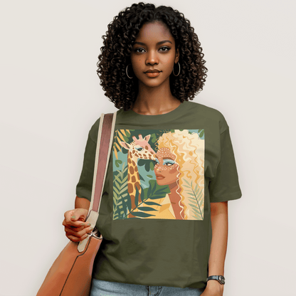 Boho Safari Giraffe T-Shirt
