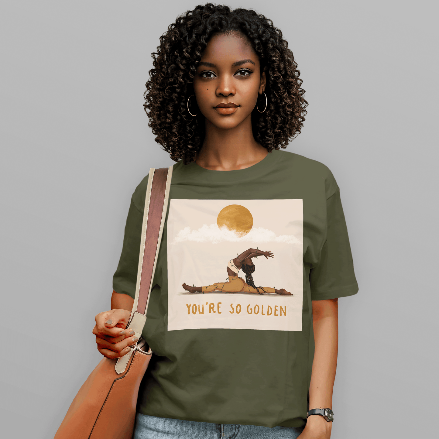 You Are So Golden Yoga Queen T-Shirt