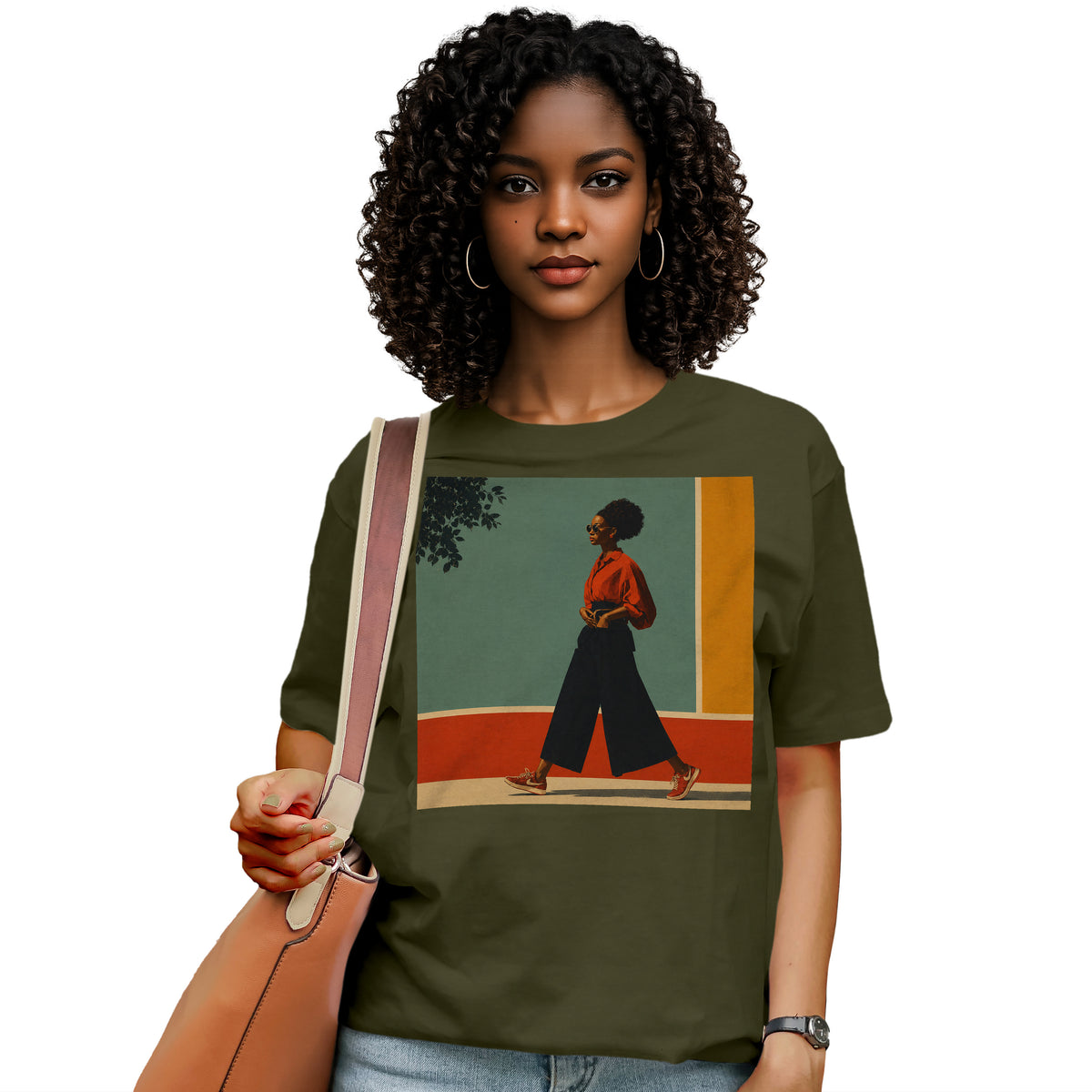 She Walks in Color T-Shirt