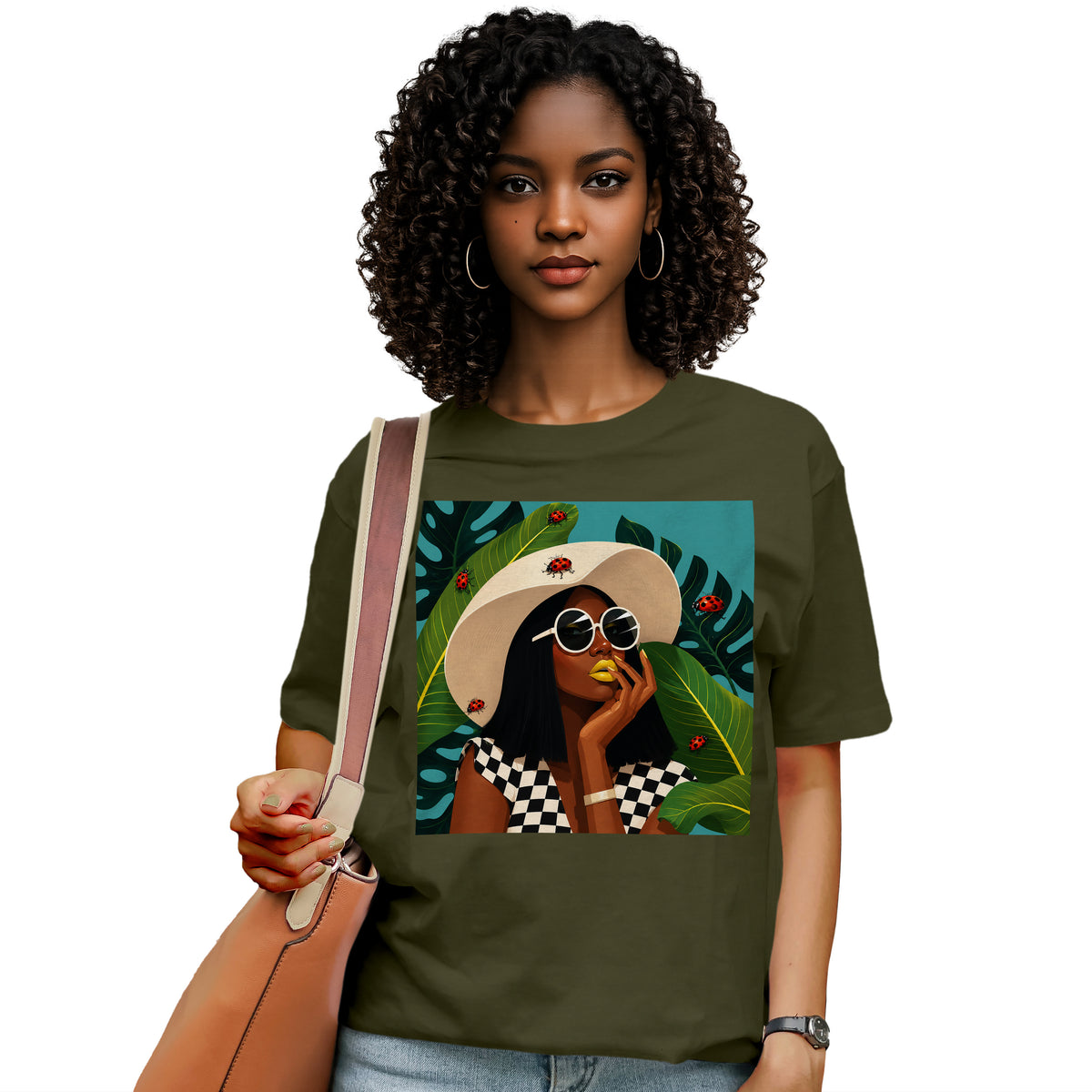 Ladybug Tropical Glam Queen T-Shirt