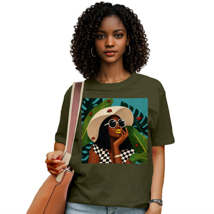 Ladybug Tropical Glam Queen T-Shirt