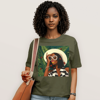 Ladybug Chic Afro Queen T-Shirt