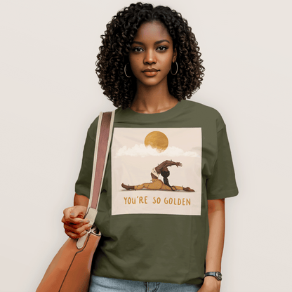 You're So Golden Yoga Queen T-Shirt