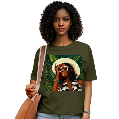Ladybug Chic Afro Queen T-Shirt