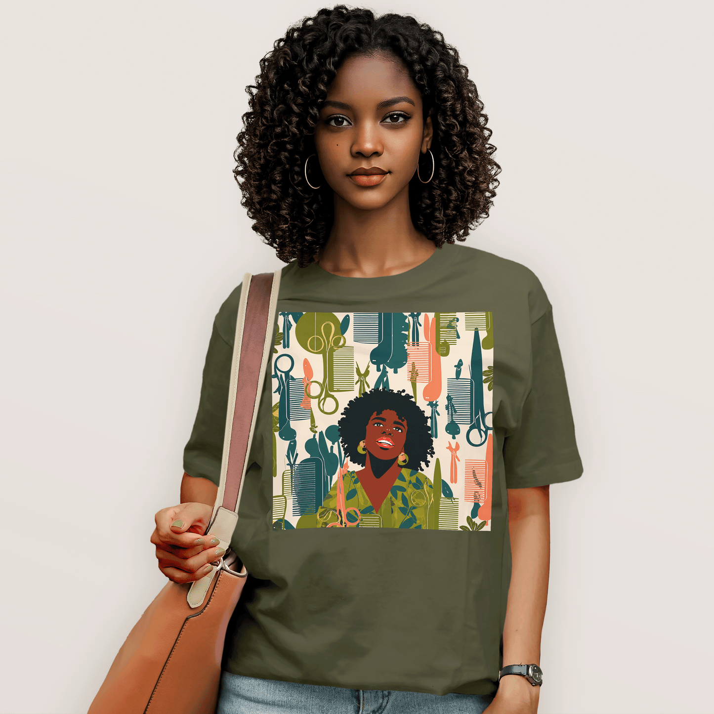 Natural Hair Queen Salon Culture T-Shirt