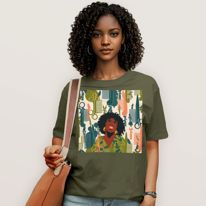 Natural Hair Queen Salon Culture T-Shirt