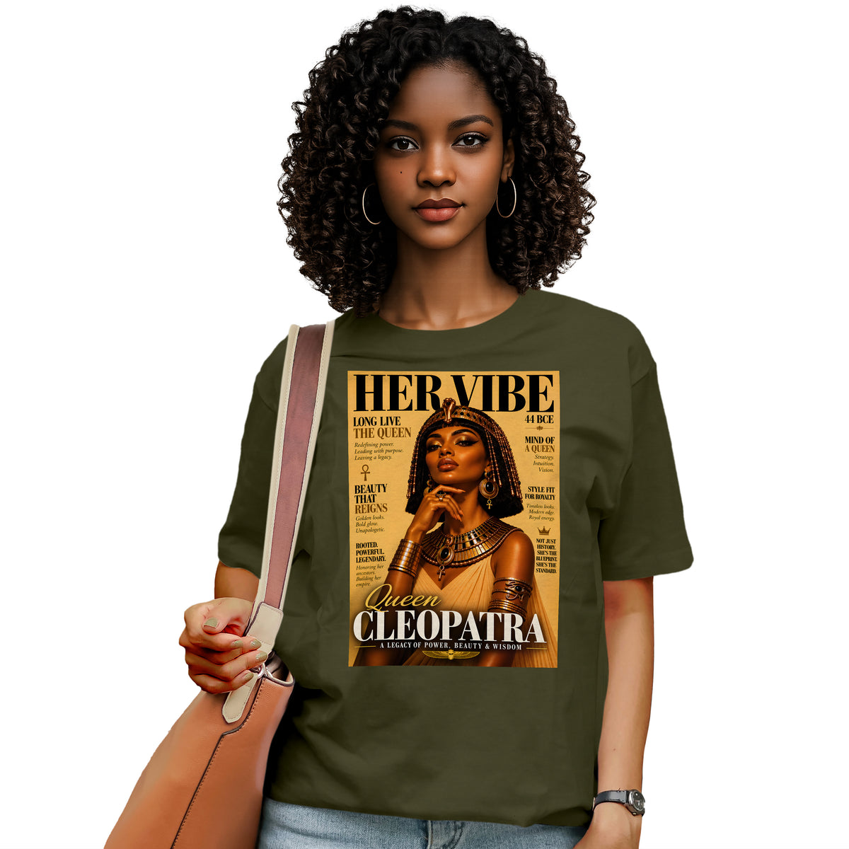 Queen Cleopatra Her Vibe Magazine T-Shirt