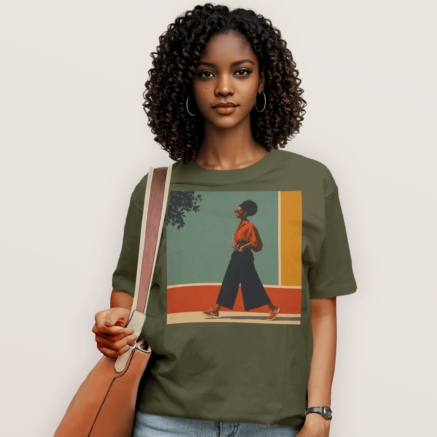 She Walks in Color T-Shirt