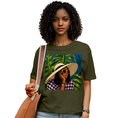 Tropical Ladybug Fashion Queen T-Shirt