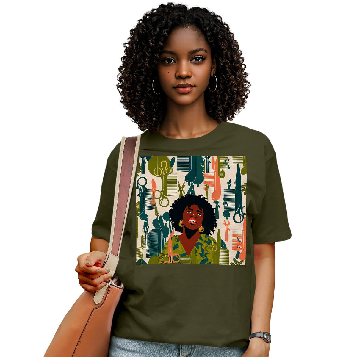 Natural Hair Queen Salon Culture T-Shirt