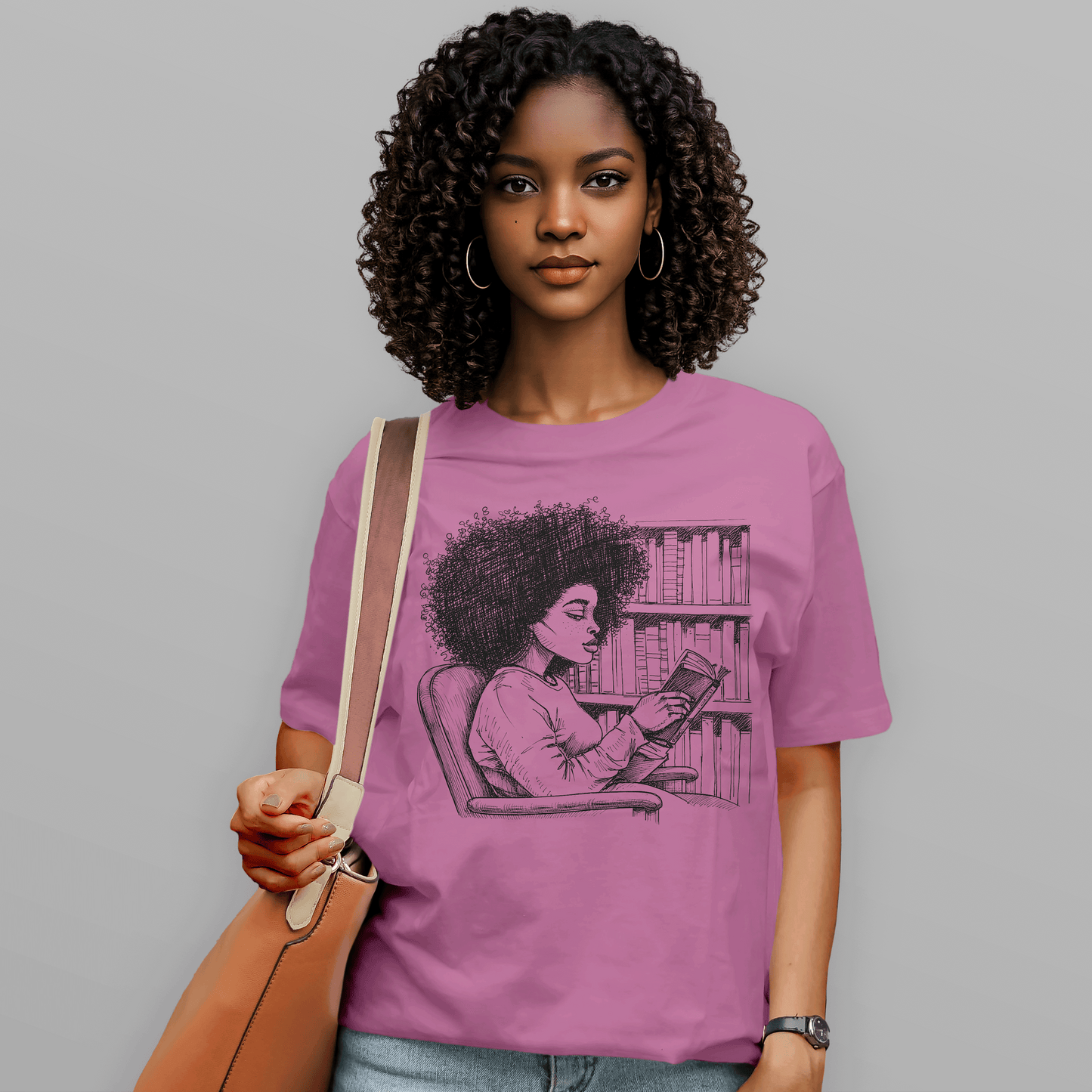 She Reads Like the World Is Quiet T-Shirt