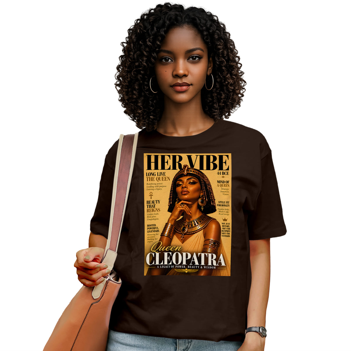 Queen Cleopatra Her Vibe Magazine T-Shirt