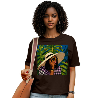 Tropical Ladybug Fashion Queen T-Shirt