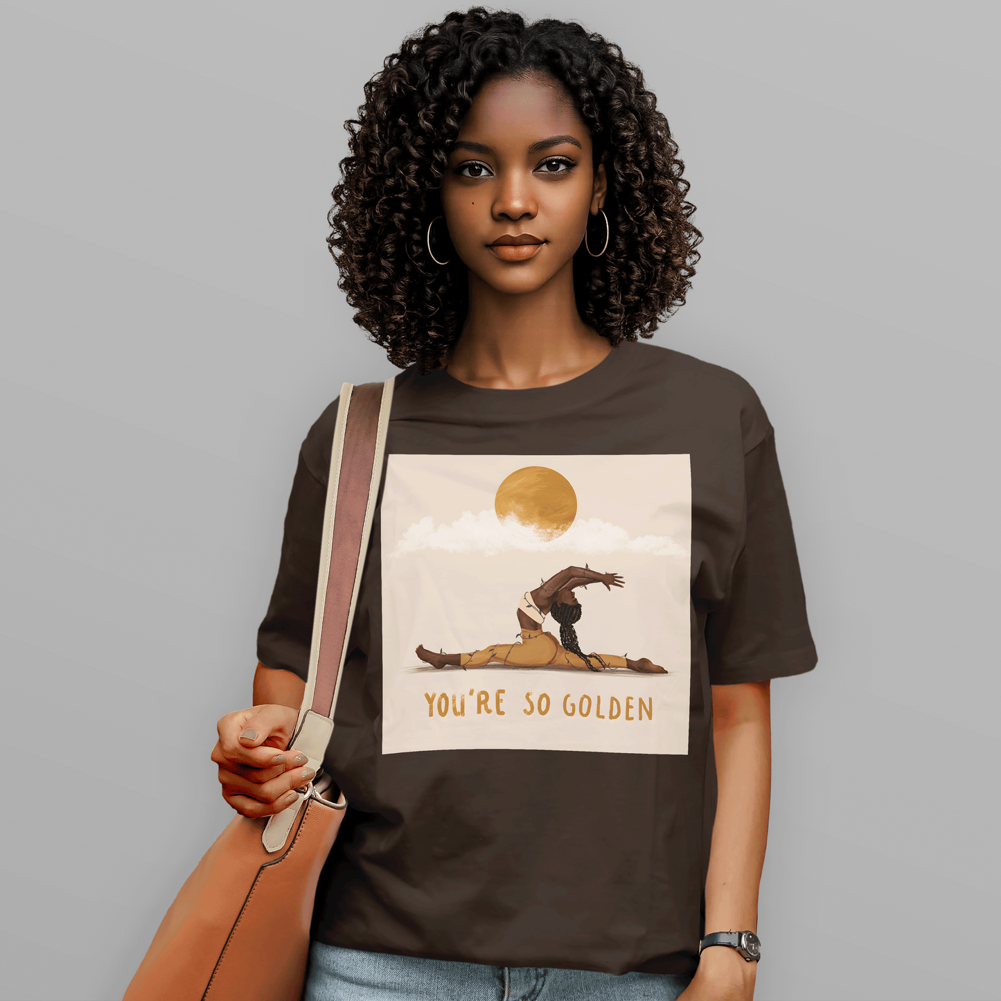 You Are So Golden Yoga Queen T-Shirt