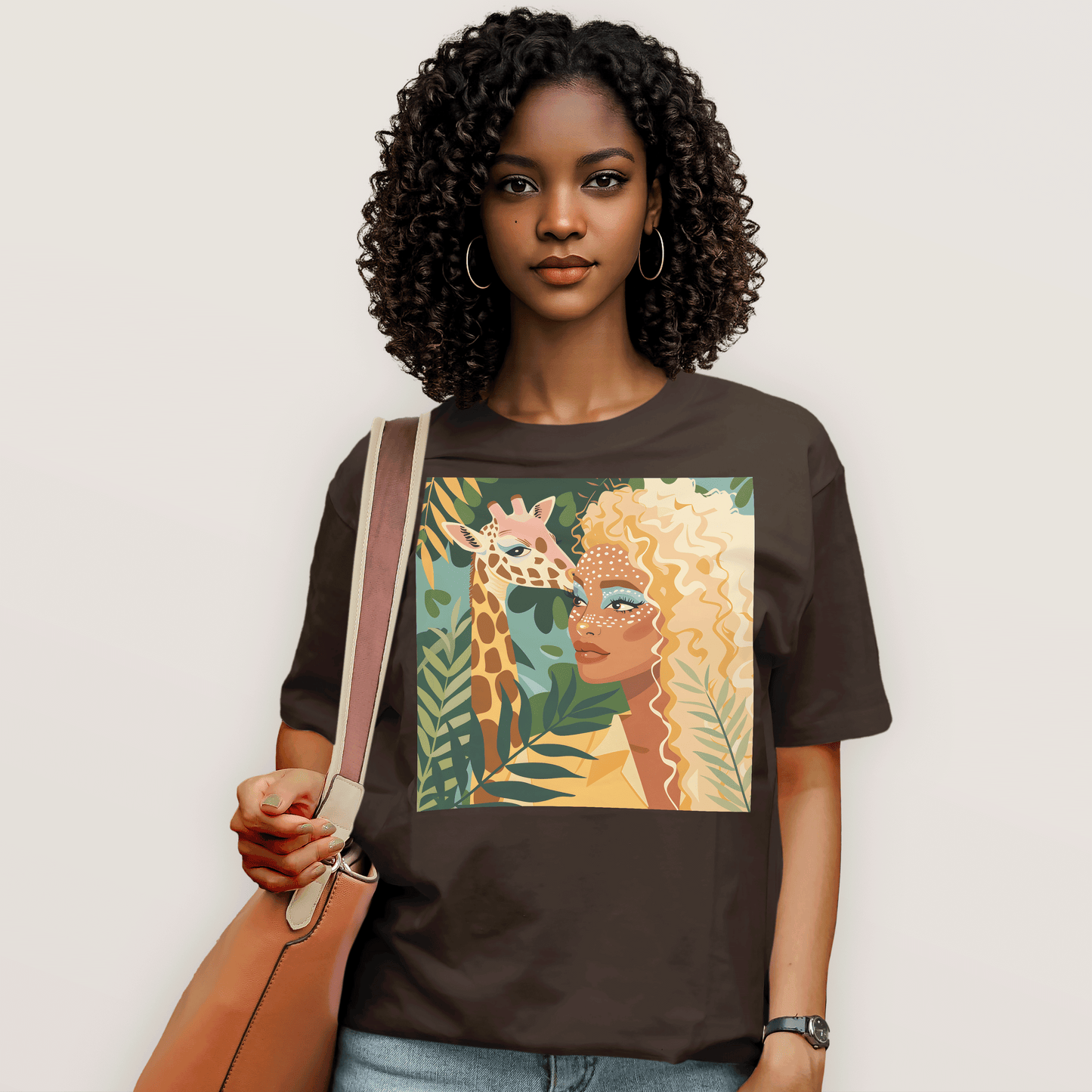 Boho Safari Giraffe T-Shirt