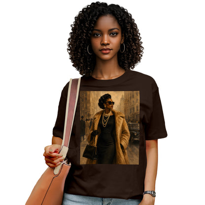 Vintage Harlem Elegance Graphic T-Shirt