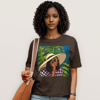 Tropical Ladybug Fashion Queen T-Shirt